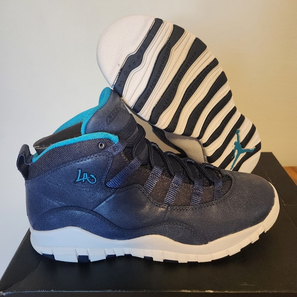 Air Jordan 10 Retro Los Angeles sz 5y - Picture 1 of 10